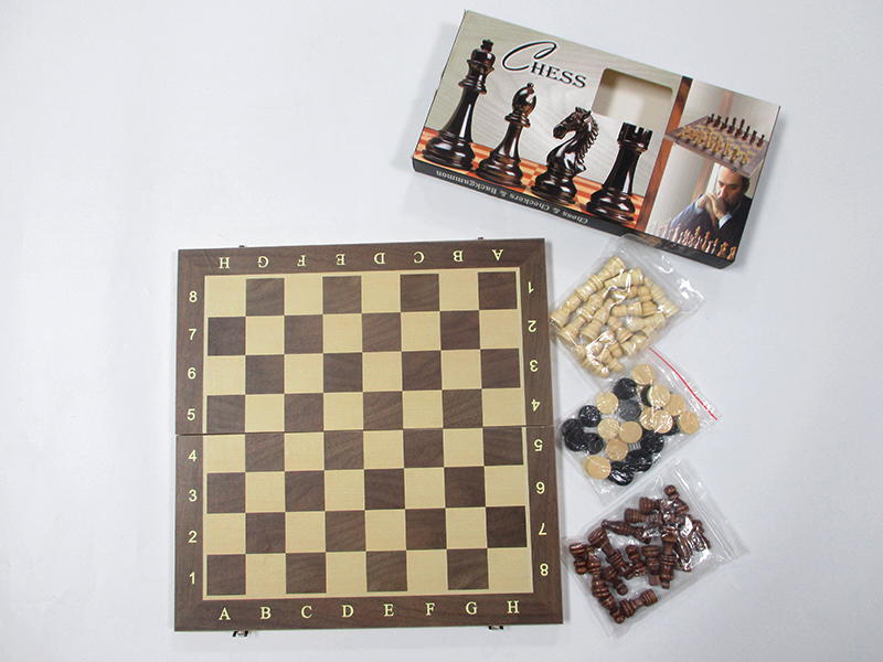 Wooden Chess Toy Set