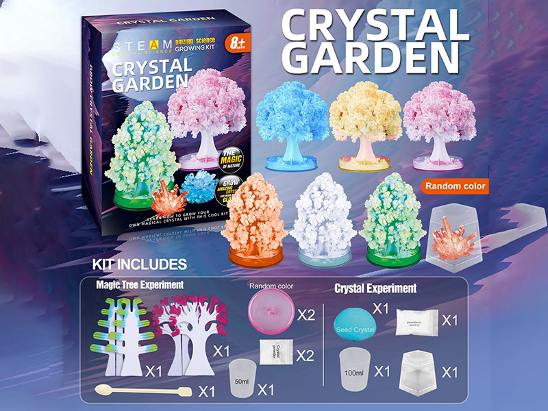 Magic Tree And Crystal Growing Experiment(2 Trees,1 Seed Crystal)