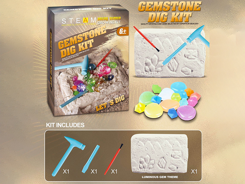 Archaeological Dig Series - Glow-In-The-Dark Gemstone