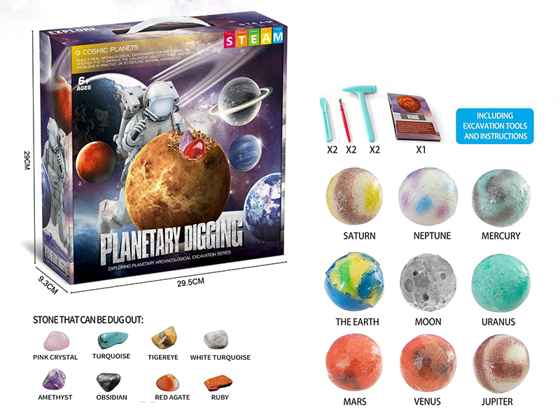 Exploring Planetary Archaeological Excavation Series