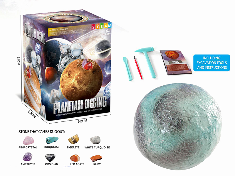 Exploring Planetary Archaeological Excavation Series - Mercury