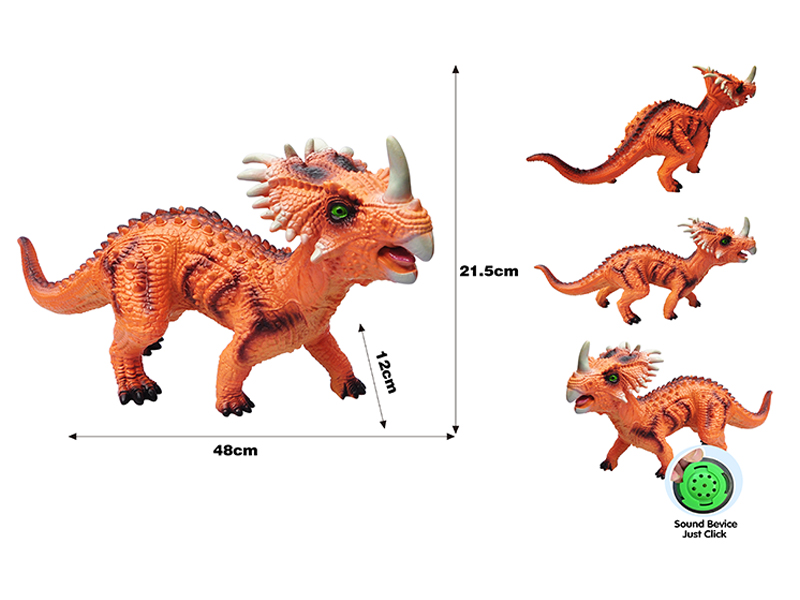 48Cm Vinyl Simulated Ic Styracosaurus Toy