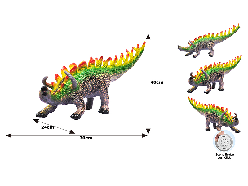 70Cm Vinyl Simulated Ic Large Nail Shaped Dragon Toy