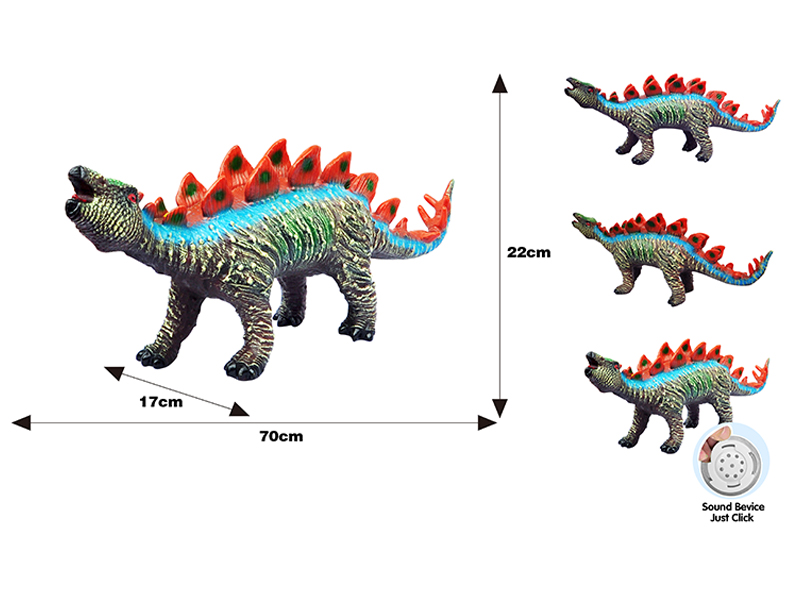 70Cm Vinyl Simulated Ic Large Stegosaurus Toy