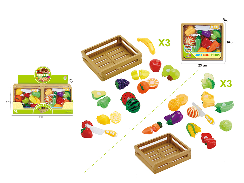 Cutting Fruits And Vegetable Set 6PCS/Box