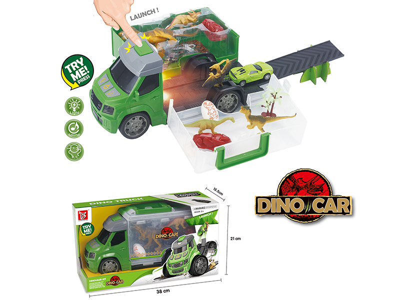 Dinosaur Theme Storage Car 20pcs