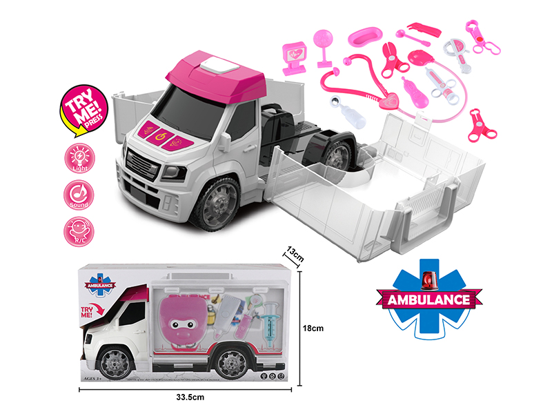 Medical Theme Storage Car 14pcs