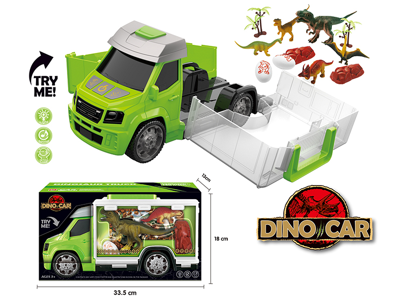 Dinosaur Theme Storage Car 19pcs