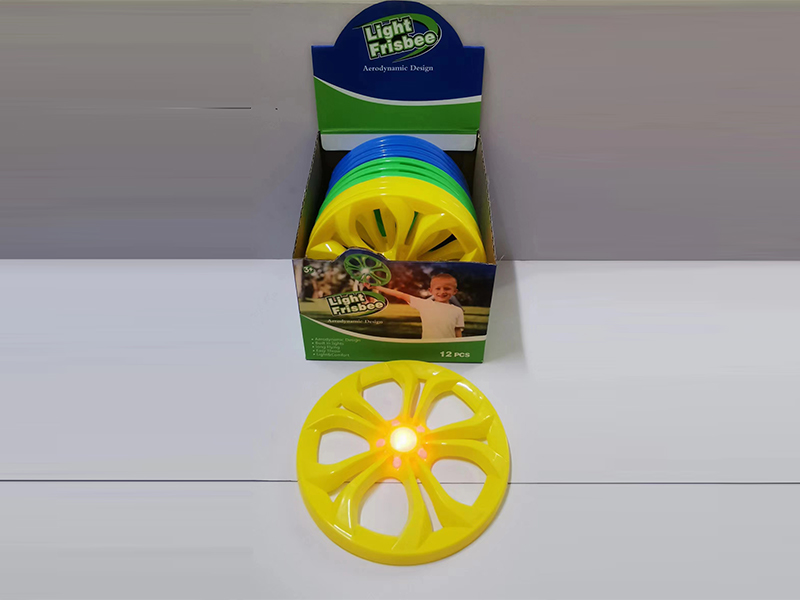12PCS 9-Inch Frisbee Toy With Light