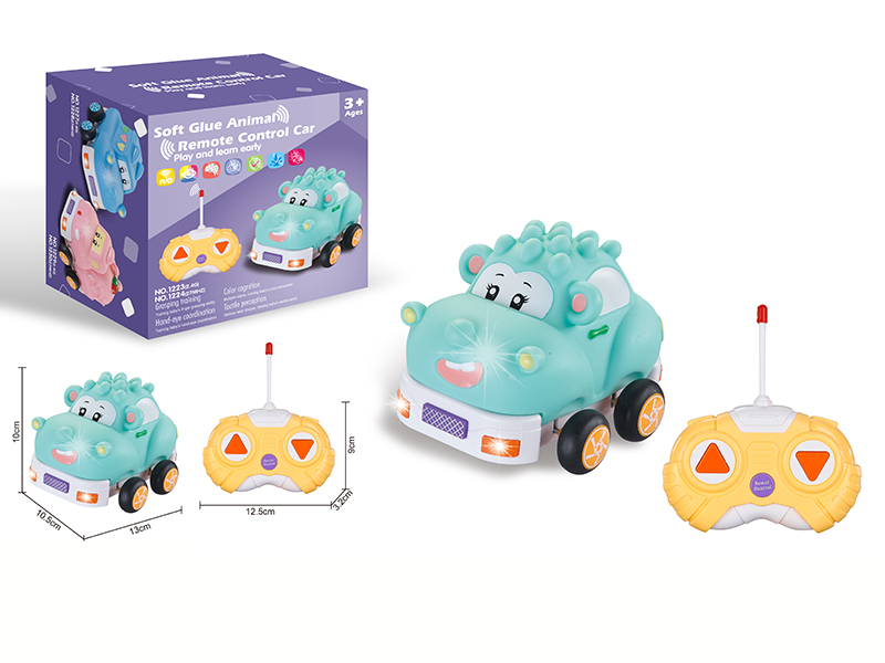 27Mhz Remote Control Soft Glue Cartoon Car(With Light And Music)