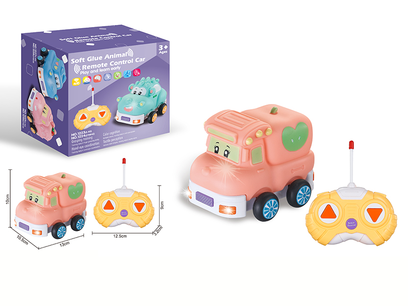 27Mhz Remote Control Soft Glue Cartoon Car(With Light And Music)