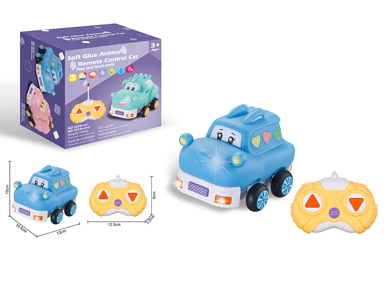 2.4G Remote Control Soft Glue Cartoon Car(With Light And Music)