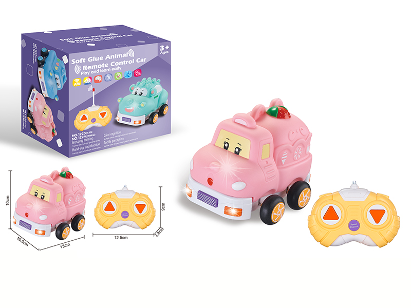 2.4G Remote Control Soft Glue Cartoon Car(With Light And Music)