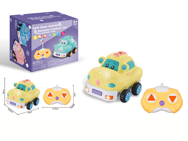 2.4G Remote Control Soft Glue Cartoon Car(With Light And Music)