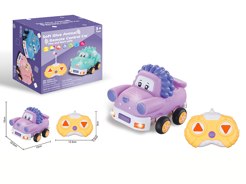 2.4G Remote Control Soft Glue Cartoon Car(With Light And Music)