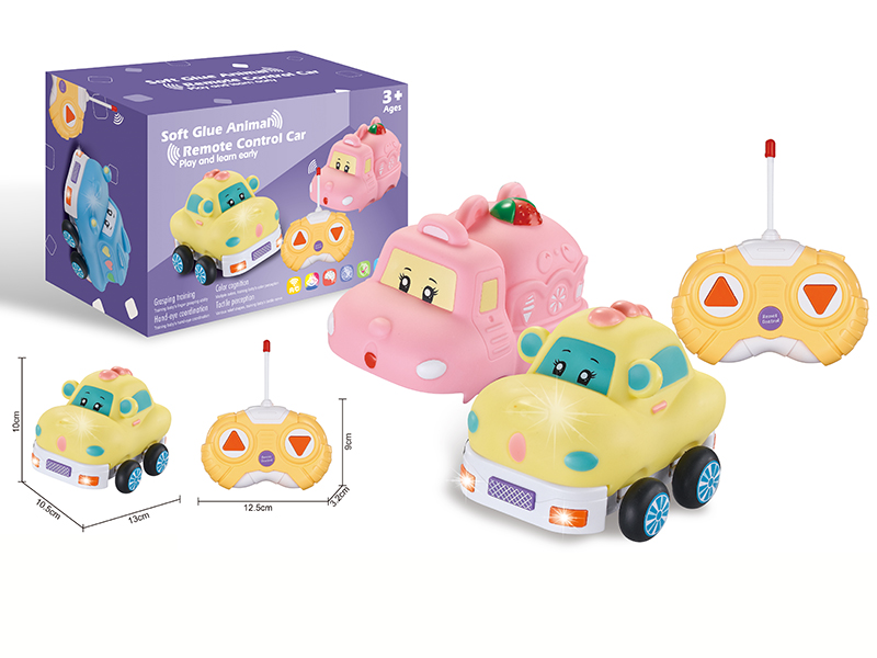 27Mhz Remote Control Soft Glue Cartoon Car(With Light And Music)