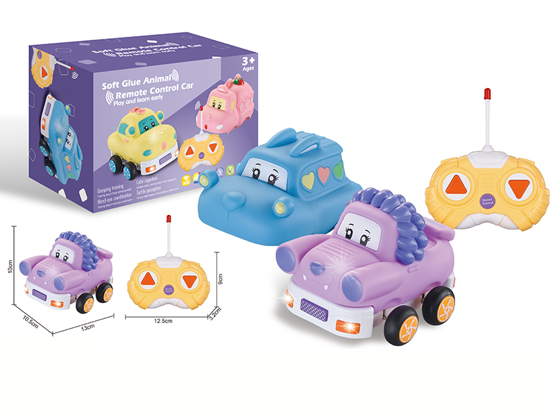 27Mhz Remote Control Soft Glue Cartoon Car(With Light And Music)
