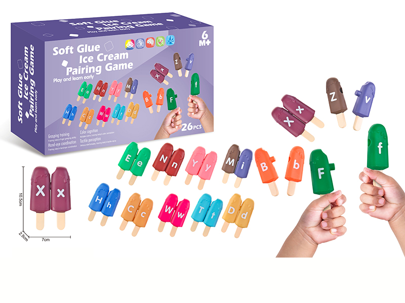 Soft Glue Ice Cream Pairing Game