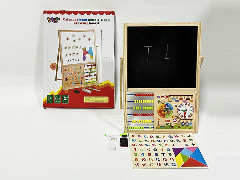 Wooden Double-Sided Multifunctional Writing Stand