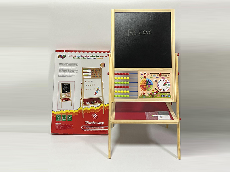 Wooden Double-Sided Large Multifunctional Lifting Writing Board