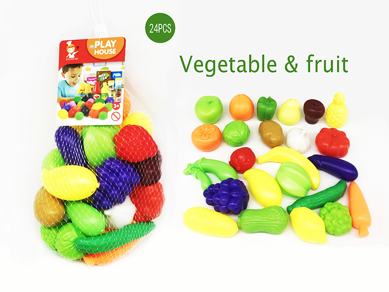 Blow Molding Fruits And Vegetable Set 24pcs