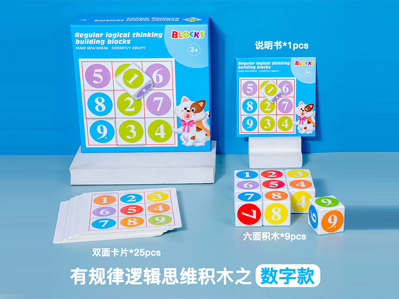 Wooden Logical Thinking Blocks (Numbers)