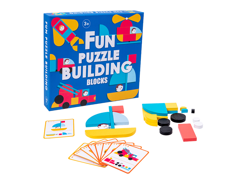 Wooden Fun Puzzle Blocks
