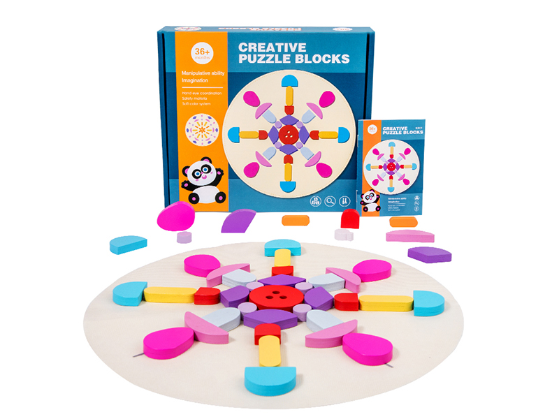 Wooden Creative Puzzle Blocks