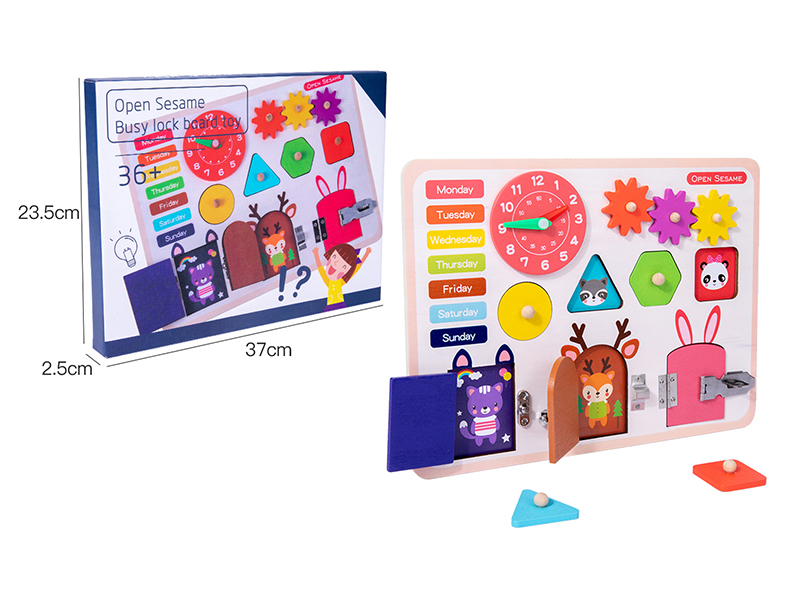 Wooden Smart Fun Busy Board