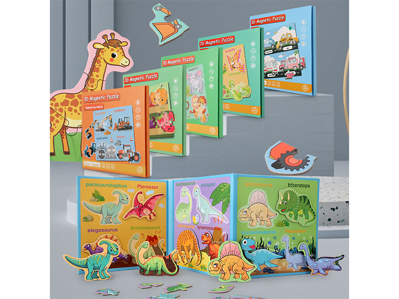 Paper Bookclip 3D Magnetic Puzzle