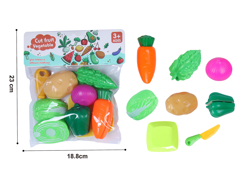 8Pcs Vegetable Toy
