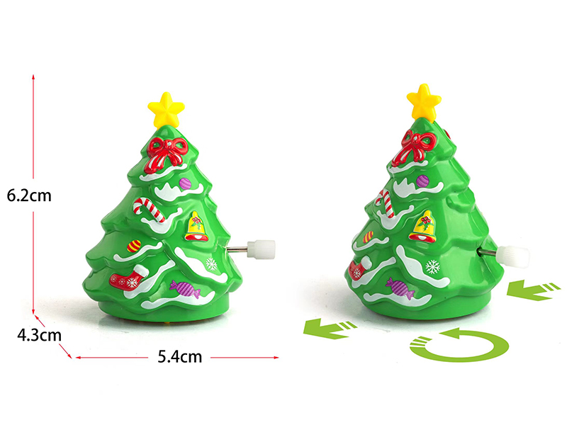 Wind Up Rotating Christmas Tree