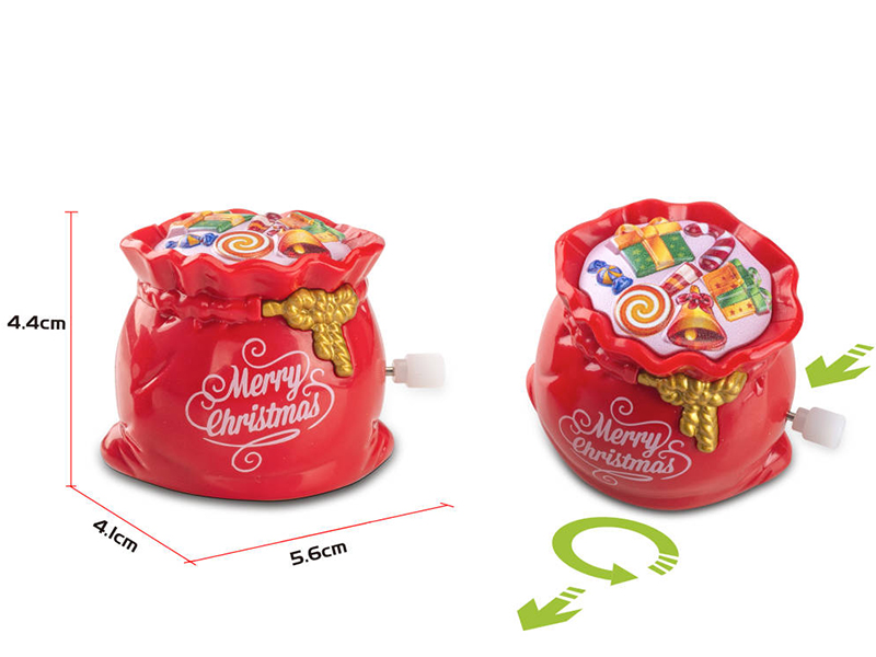 Wind Up Rotating Christmas Gift Bag
