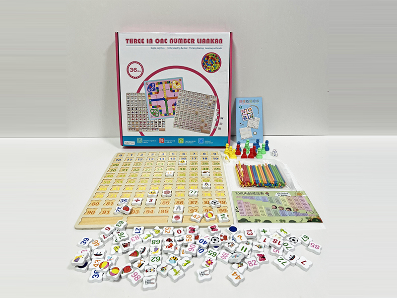 Wooden Multifunctional Game Board Toy