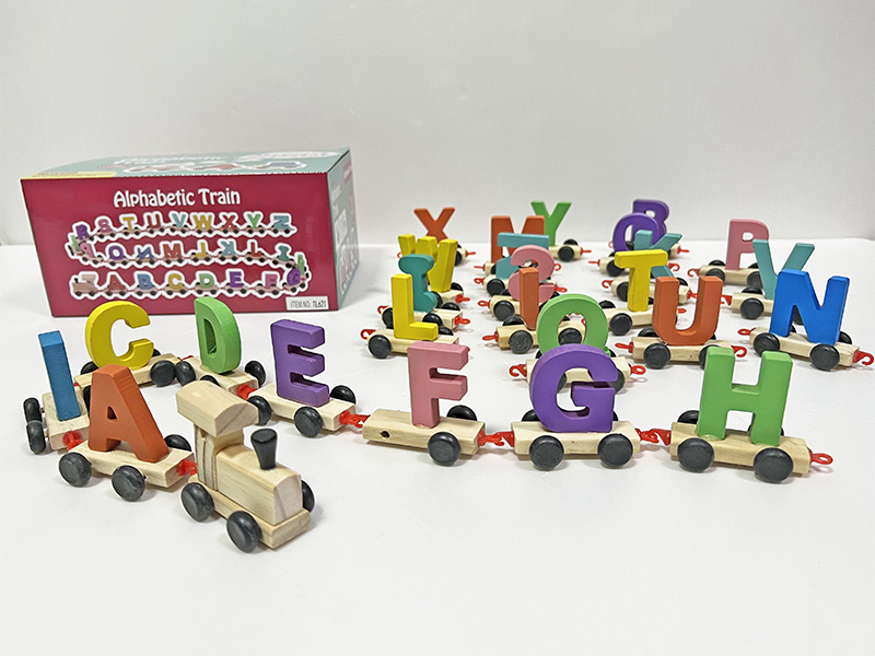 Wooden Letter Train