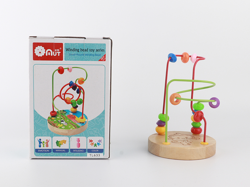 Wooden Monkey Wrapping Beads