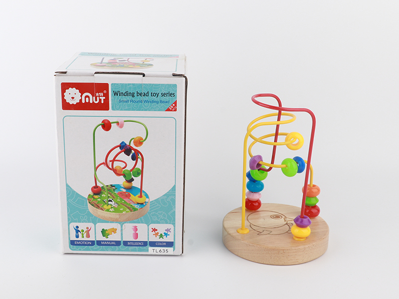 Wooden Chicken Wrapping Beads