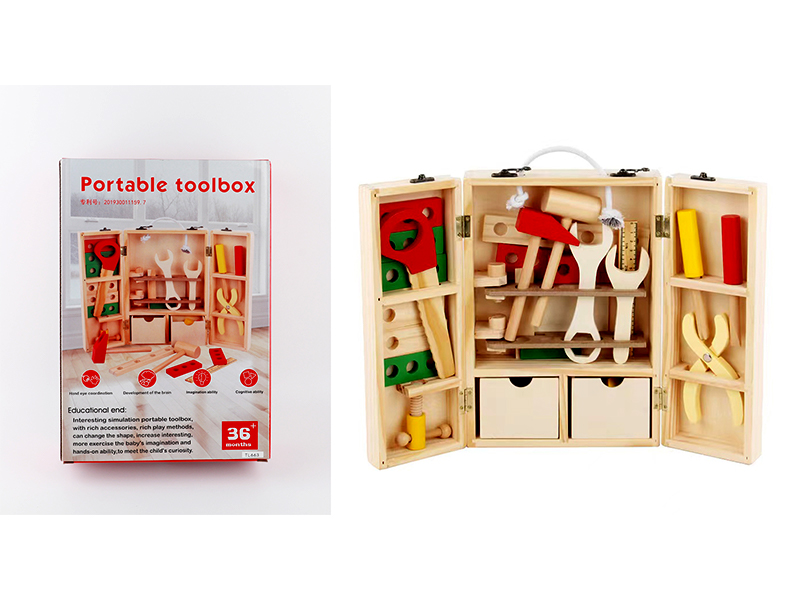 Wooden Toolbox Toy