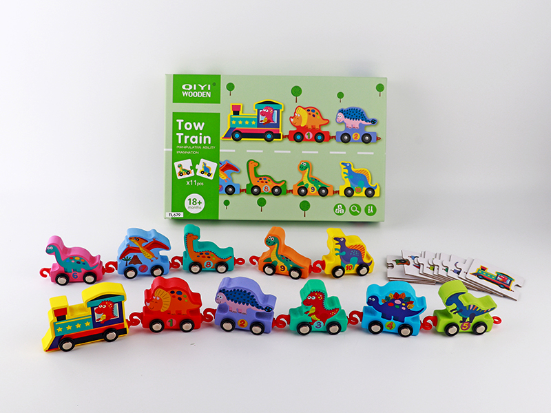 Wooden Dinosaur Train