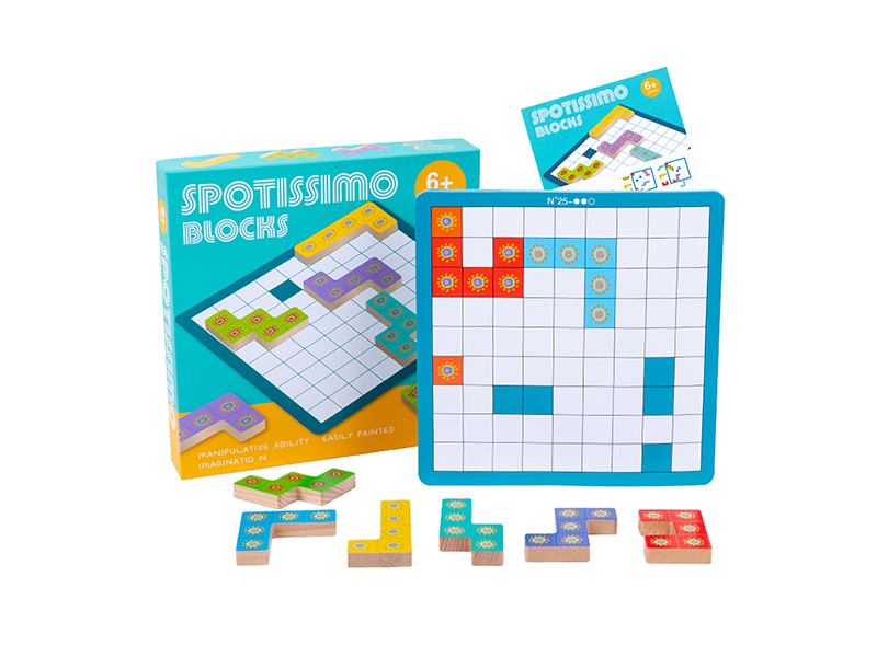 Wooden Block Logic Game Toy