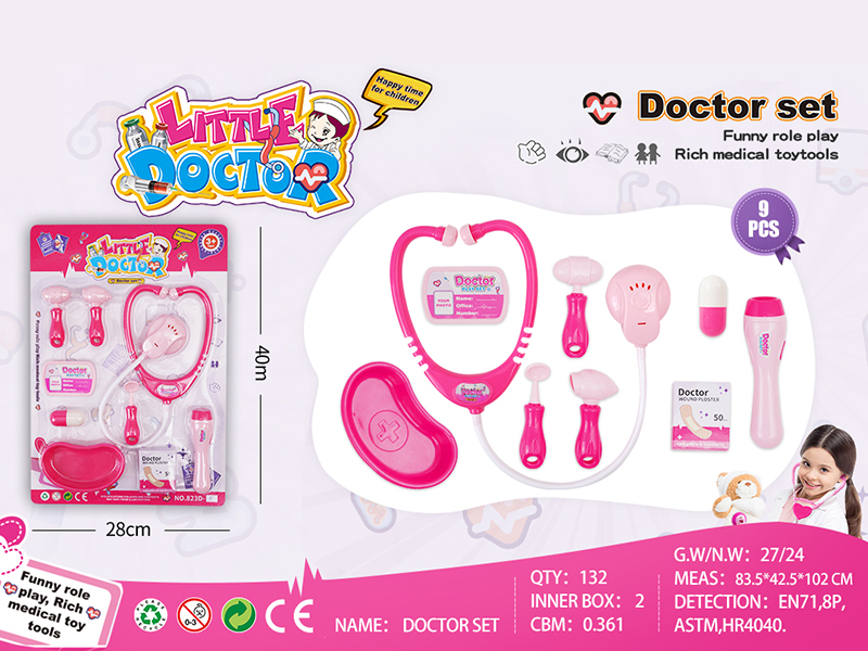 Girls Doctor Set 9pcs