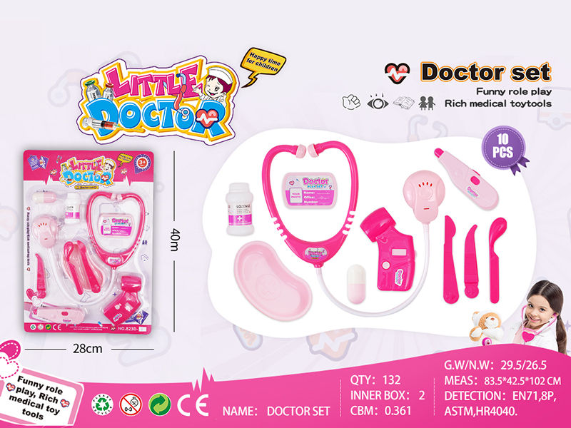 Girls Doctor Set 10pcs