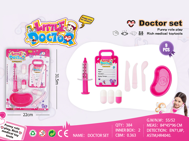 Girls Doctor Set 9pcs