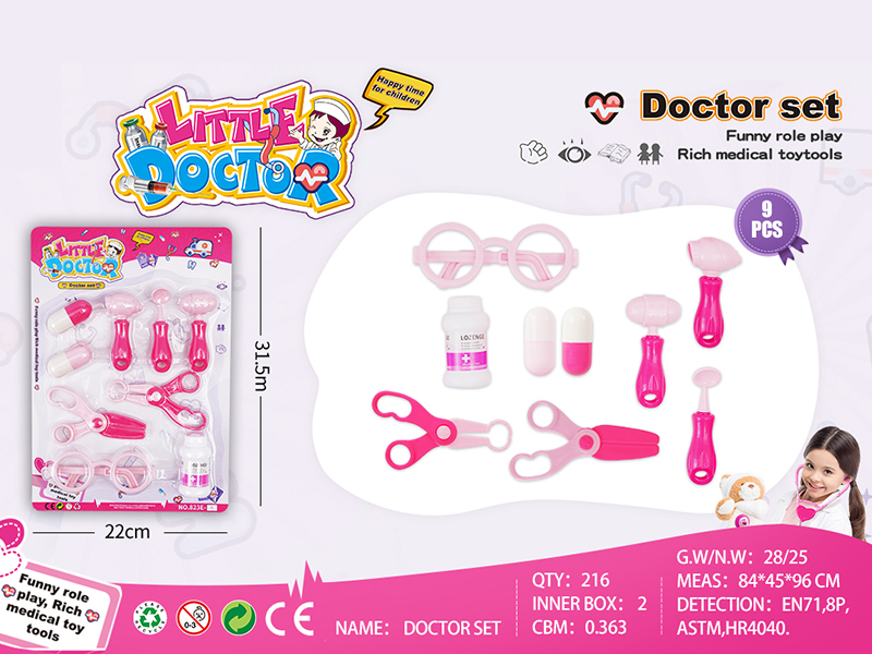 Girls Doctor Set 9pcs