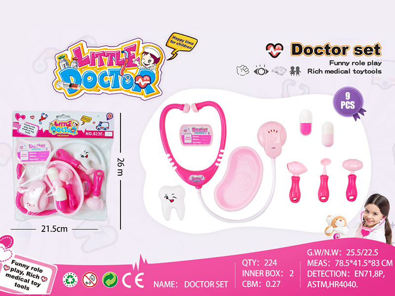 Girls Doctor Set 9pcs