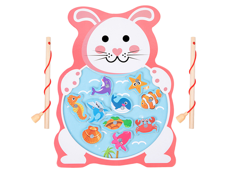 Wooden Magnetic Fishing Toys