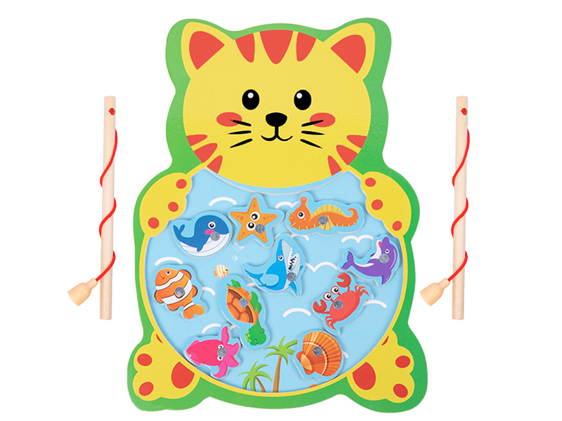 Wooden Magnetic Fishing Toys