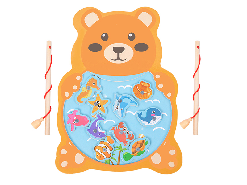 Wooden Magnetic Fishing Toys