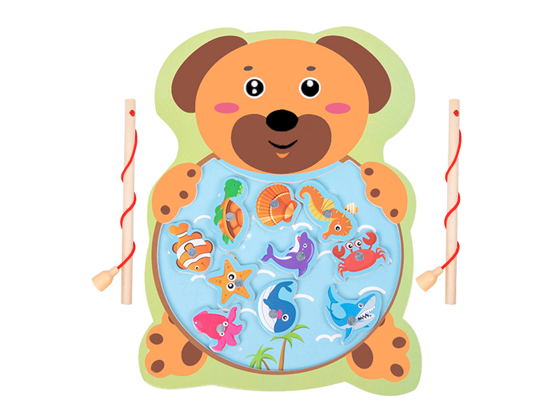 Wooden Magnetic Fishing Toys