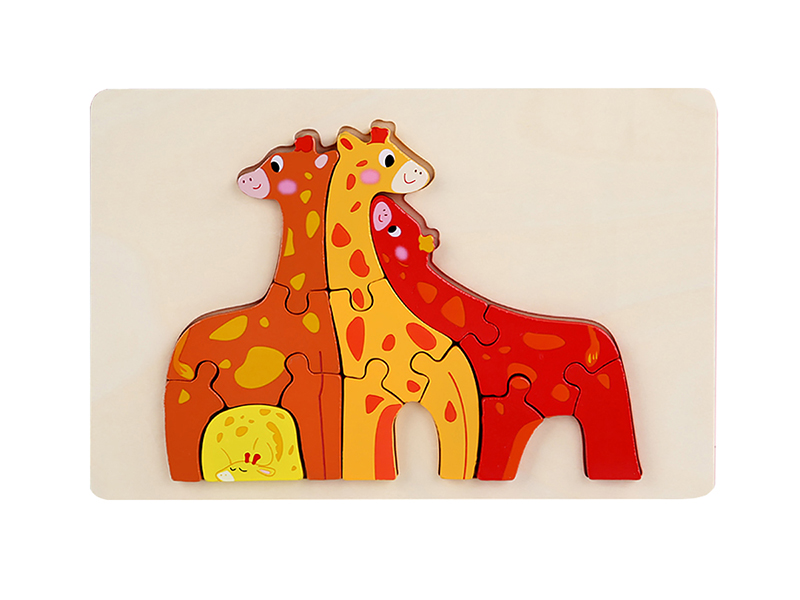 Wooden Giraffes 3D Puzzle